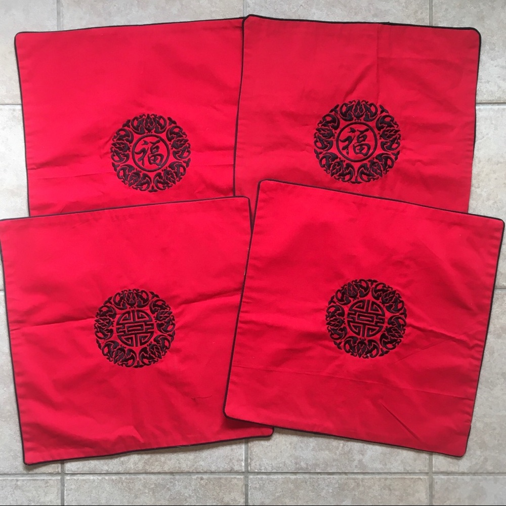 Embroidered Cotton Pillowcases